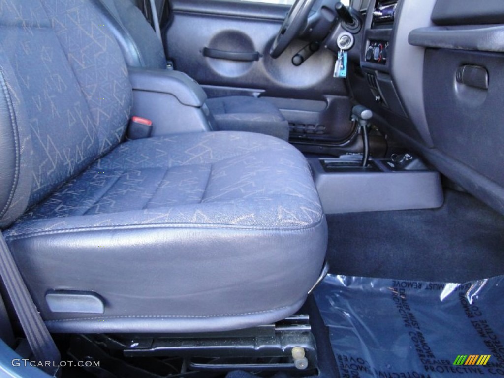 2001 Wrangler Sport 4x4 - Steel Blue Pearl / Agate Black photo #22