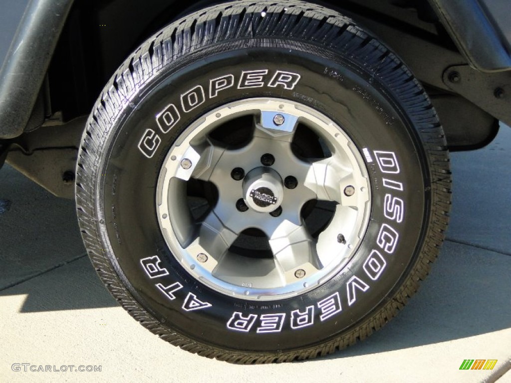 2001 Wrangler Sport 4x4 - Steel Blue Pearl / Agate Black photo #25