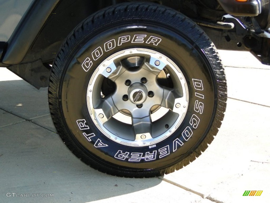 2001 Wrangler Sport 4x4 - Steel Blue Pearl / Agate Black photo #27