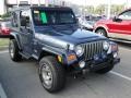 2001 Steel Blue Pearl Jeep Wrangler Sport 4x4  photo #29