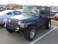 2001 Steel Blue Pearl Jeep Wrangler Sport 4x4  photo #30