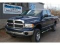 2005 Patriot Blue Pearl Dodge Ram 2500 SLT Quad Cab 4x4  photo #1