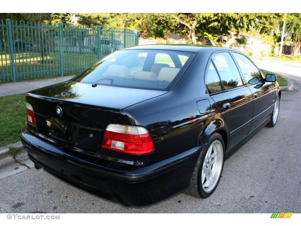 Black Sapphire Metallic 2003 BMW 5 Series 540i Sedan Exterior Photo #57313999