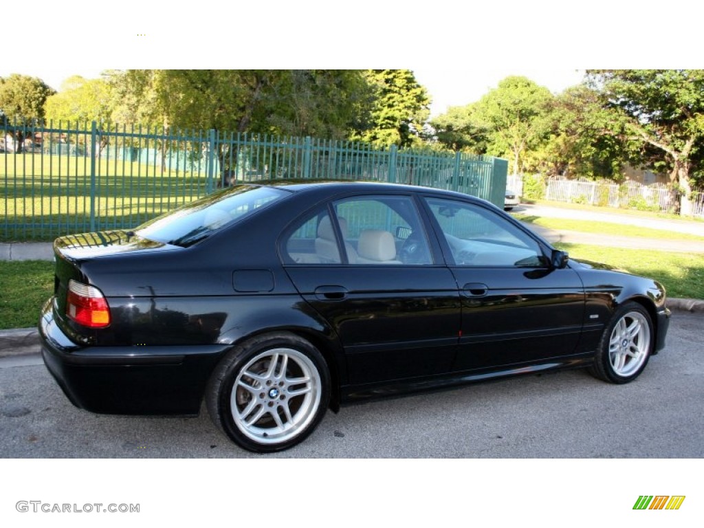 Black Sapphire Metallic 2003 BMW 5 Series 540i Sedan Exterior Photo #57314008
