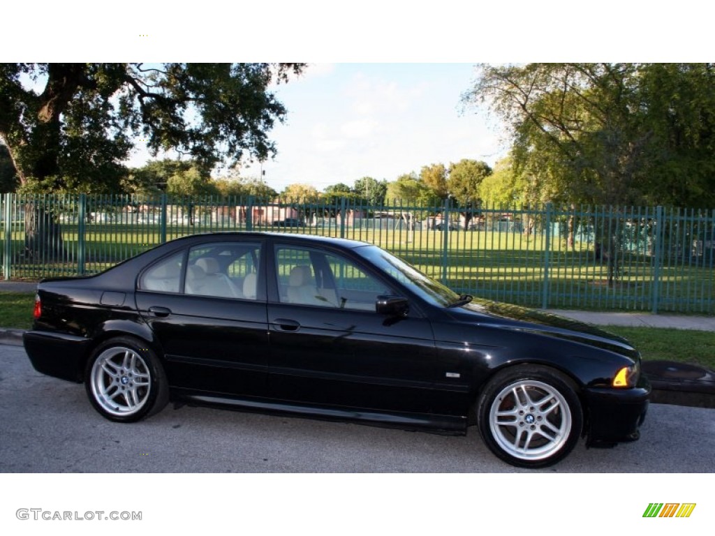 Black Sapphire Metallic 2003 BMW 5 Series 540i Sedan Exterior Photo #57314029