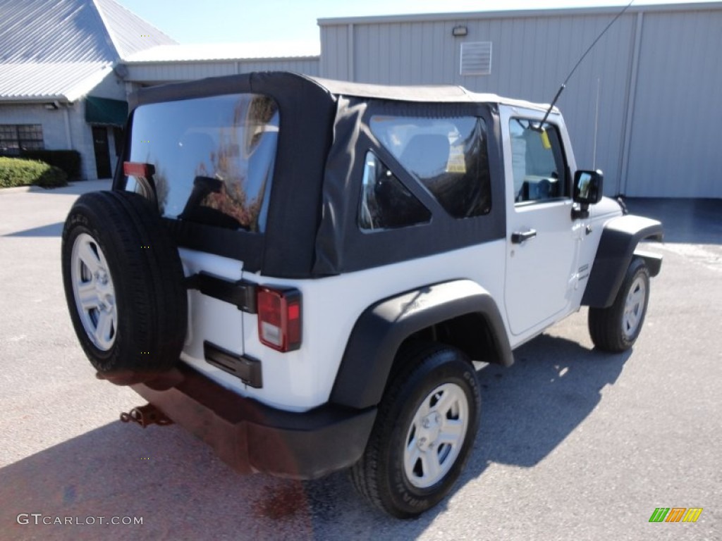 2011 Wrangler Sport 4x4 - Bright White / Black photo #8