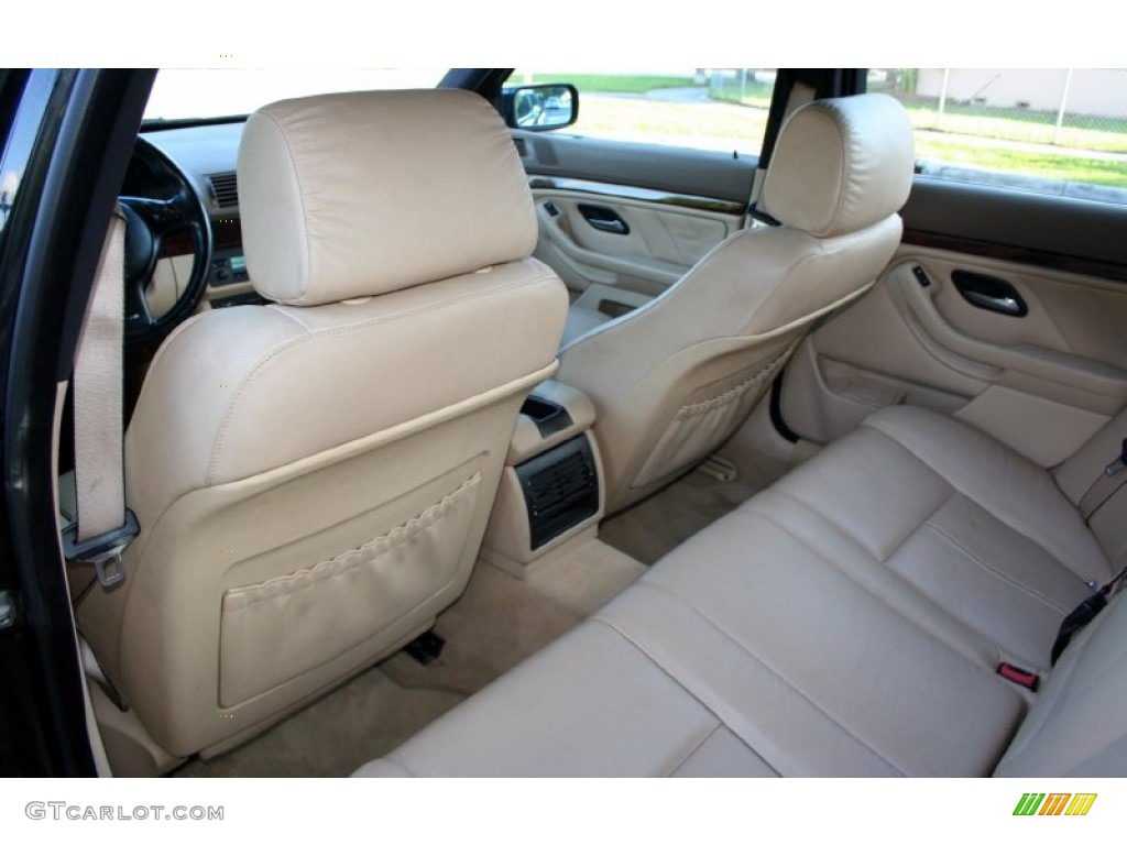 Sand Beige Interior 2003 BMW 5 Series 540i Sedan Photo #57314317