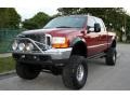 2001 Toreador Red Metallic Ford F350 Super Duty XLT Crew Cab 4x4  photo #1