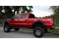 2001 Toreador Red Metallic Ford F350 Super Duty XLT Crew Cab 4x4  photo #7