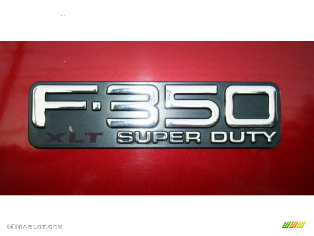 2001 Ford F350 Super Duty XLT Crew Cab 4x4 Marks and Logos Photo #57315088