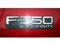 2001 Ford F350 Super Duty XLT Crew Cab 4x4 Marks and Logos