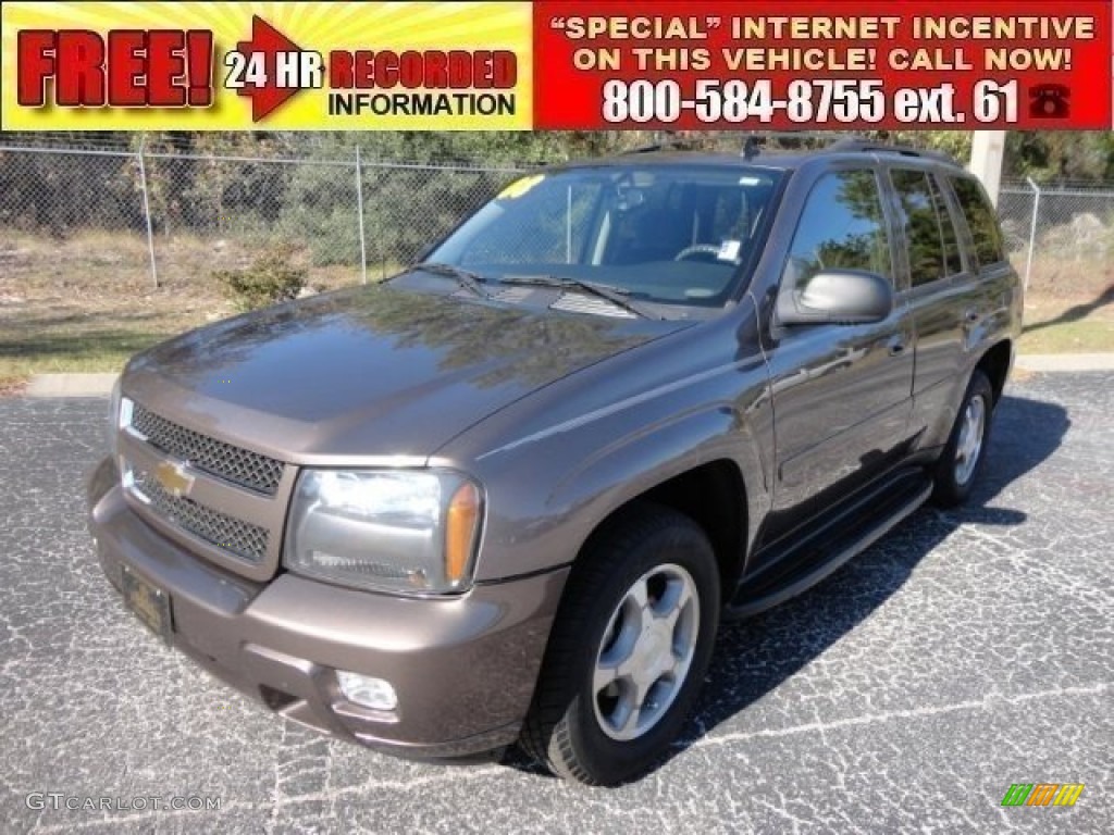 2008 TrailBlazer LT - Desert Brown Metallic / Ebony photo #1