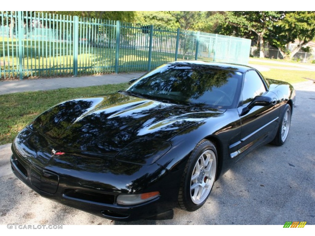 1998 Corvette Coupe - Black / Black photo #1