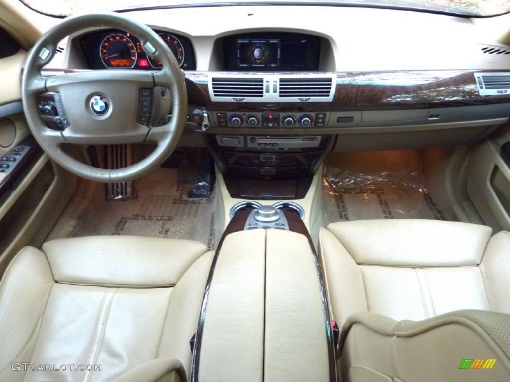 2006 7 Series 750Li Sedan - Sterling Grey Metallic / Dark Beige/Beige III photo #8