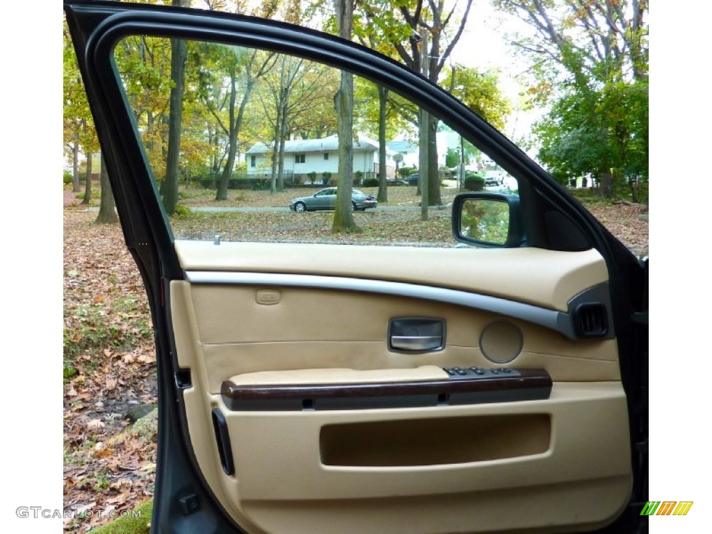 2006 7 Series 750Li Sedan - Sterling Grey Metallic / Dark Beige/Beige III photo #11