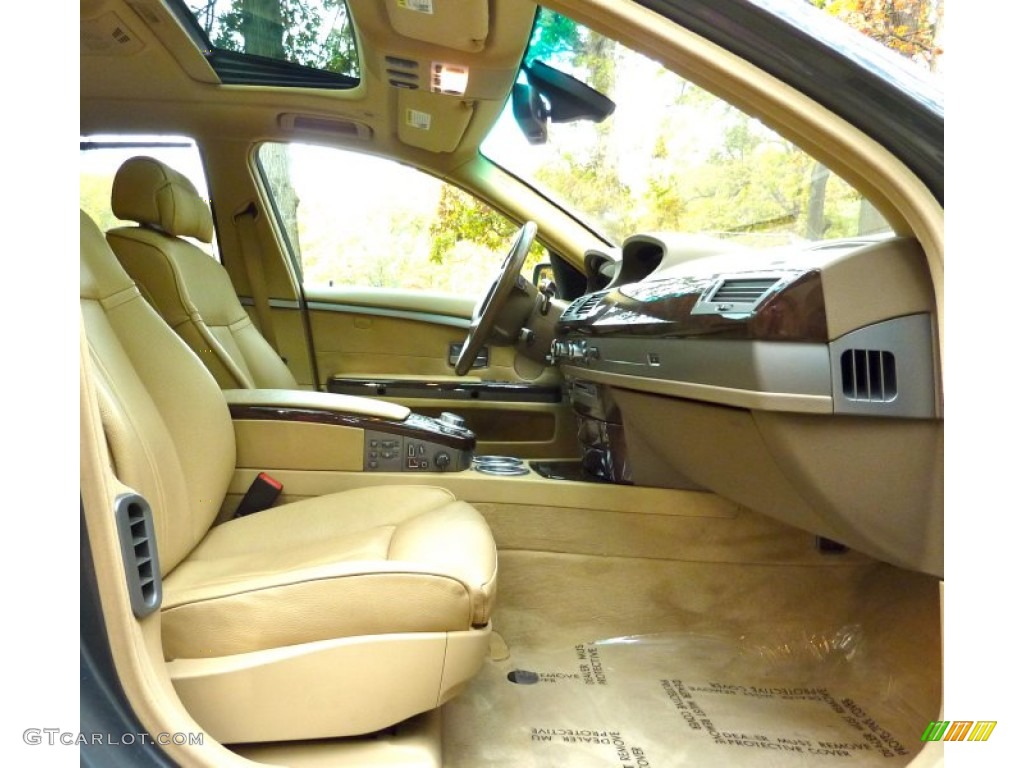2006 7 Series 750Li Sedan - Sterling Grey Metallic / Dark Beige/Beige III photo #20