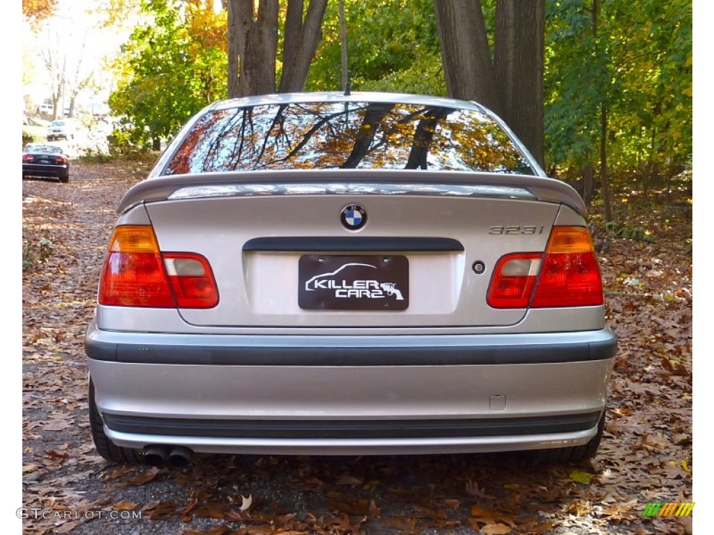 2000 3 Series 323i Sedan - Titanium Silver Metallic / Grey photo #6