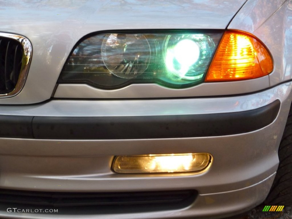 2000 3 Series 323i Sedan - Titanium Silver Metallic / Grey photo #26
