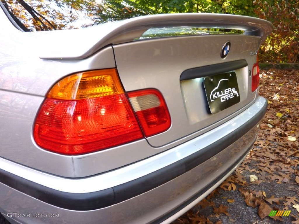 2000 3 Series 323i Sedan - Titanium Silver Metallic / Grey photo #29