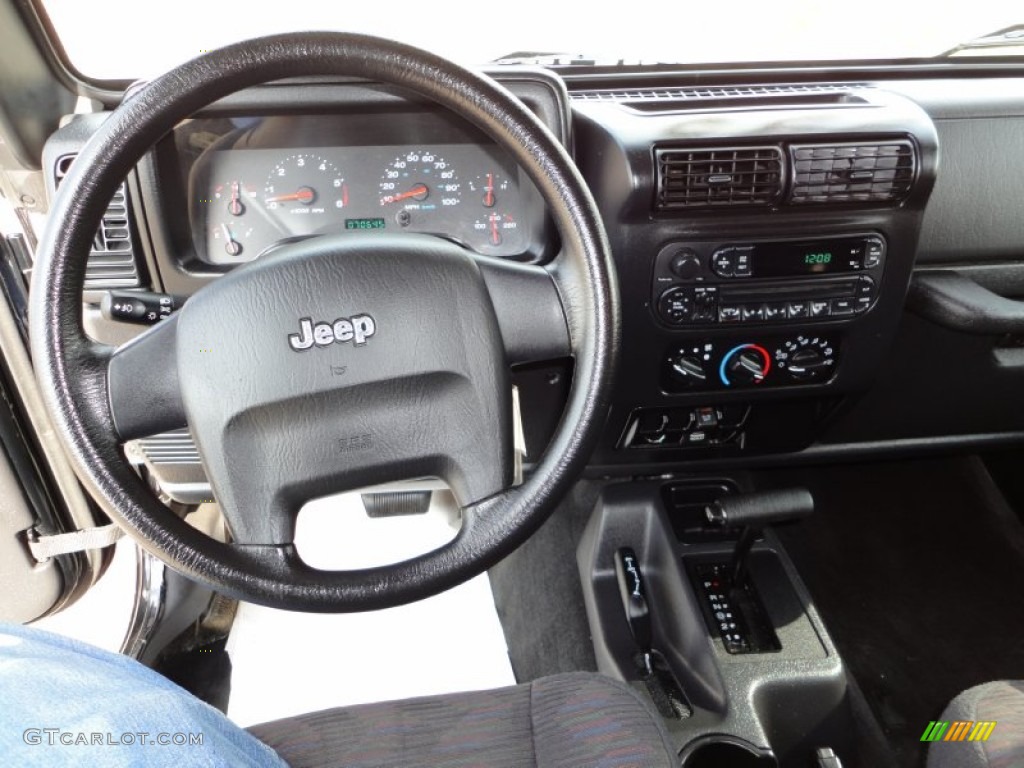 2004 Wrangler Unlimited 4x4 - Black / Dark Slate Gray photo #8