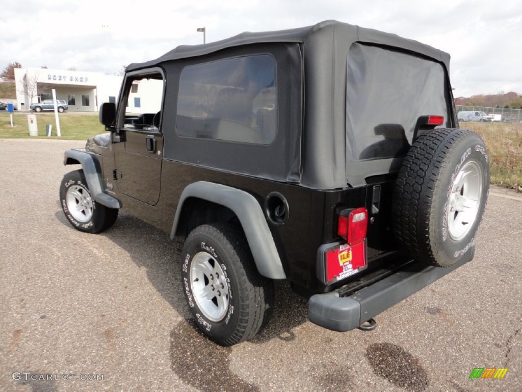 2004 Wrangler Unlimited 4x4 - Black / Dark Slate Gray photo #10