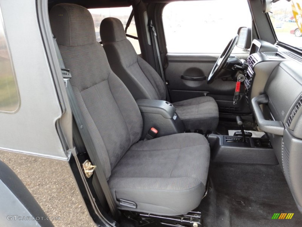 2004 Wrangler Unlimited 4x4 - Black / Dark Slate Gray photo #19