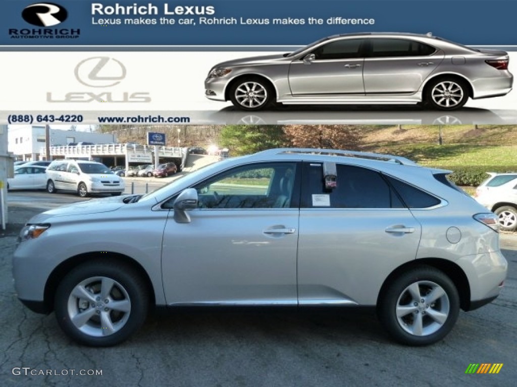 2012 RX 350 AWD - Tungsten Silver Metallic / Black photo #1