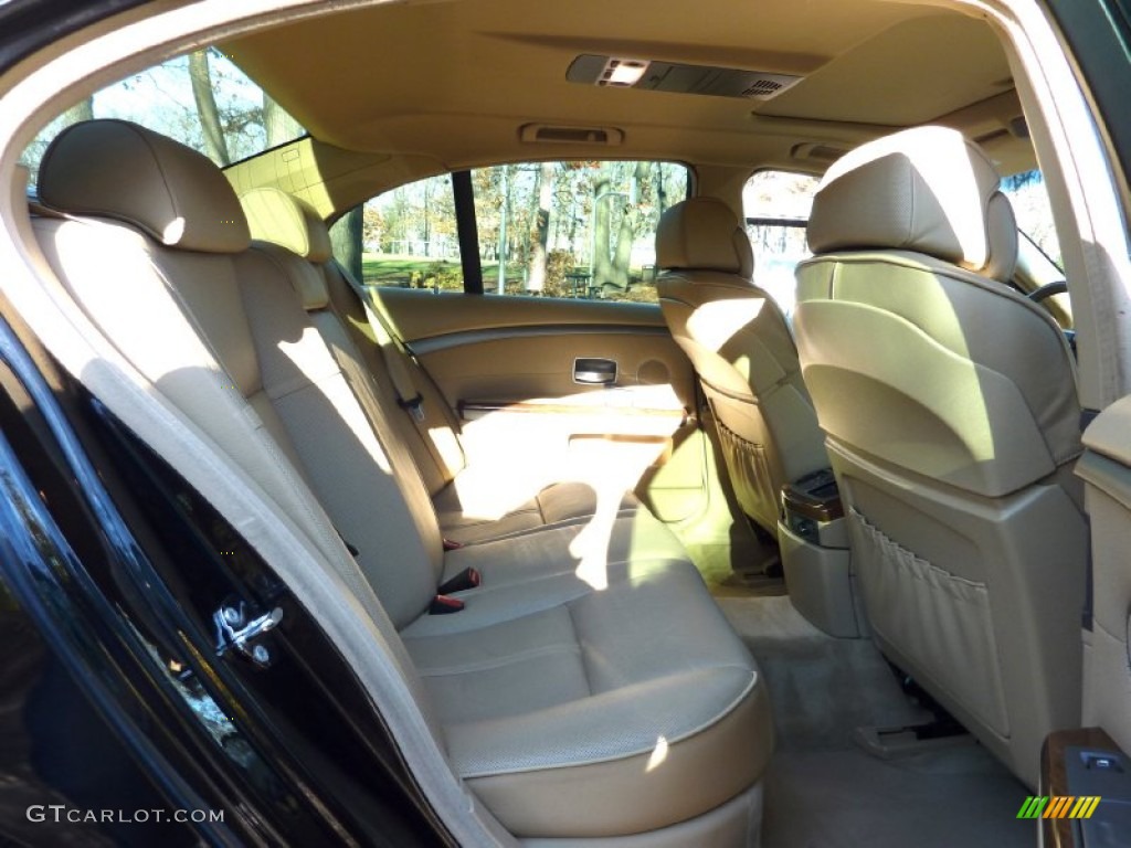 2002 7 Series 745i Sedan - Black Sapphire Metallic / Beige III photo #28