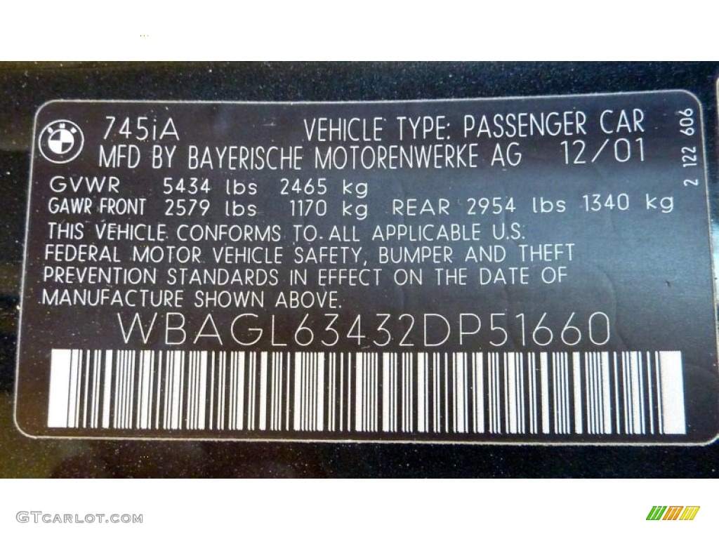 2002 7 Series 745i Sedan - Black Sapphire Metallic / Beige III photo #37