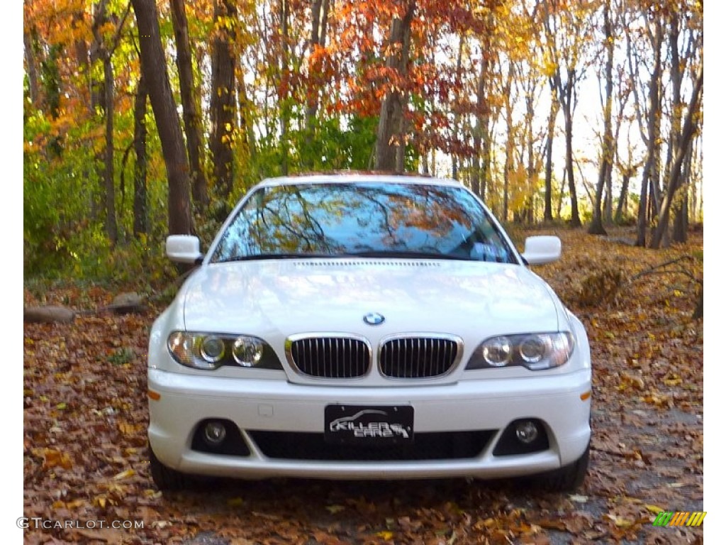2006 3 Series 325i Coupe - Alpine White / Black photo #2