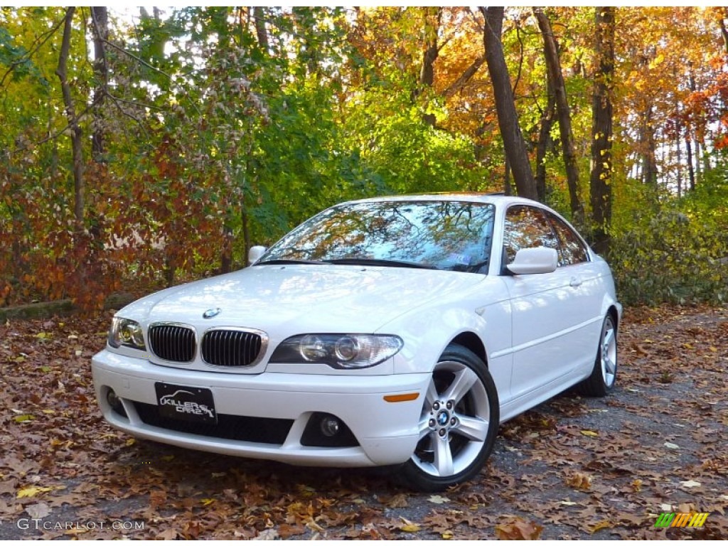 2006 3 Series 325i Coupe - Alpine White / Black photo #3