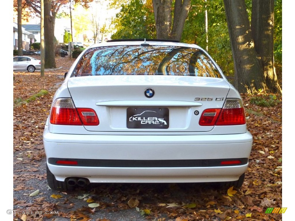 2006 3 Series 325i Coupe - Alpine White / Black photo #6