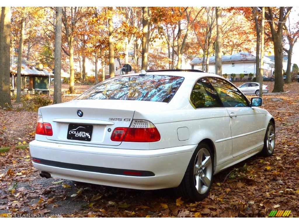 2006 3 Series 325i Coupe - Alpine White / Black photo #7