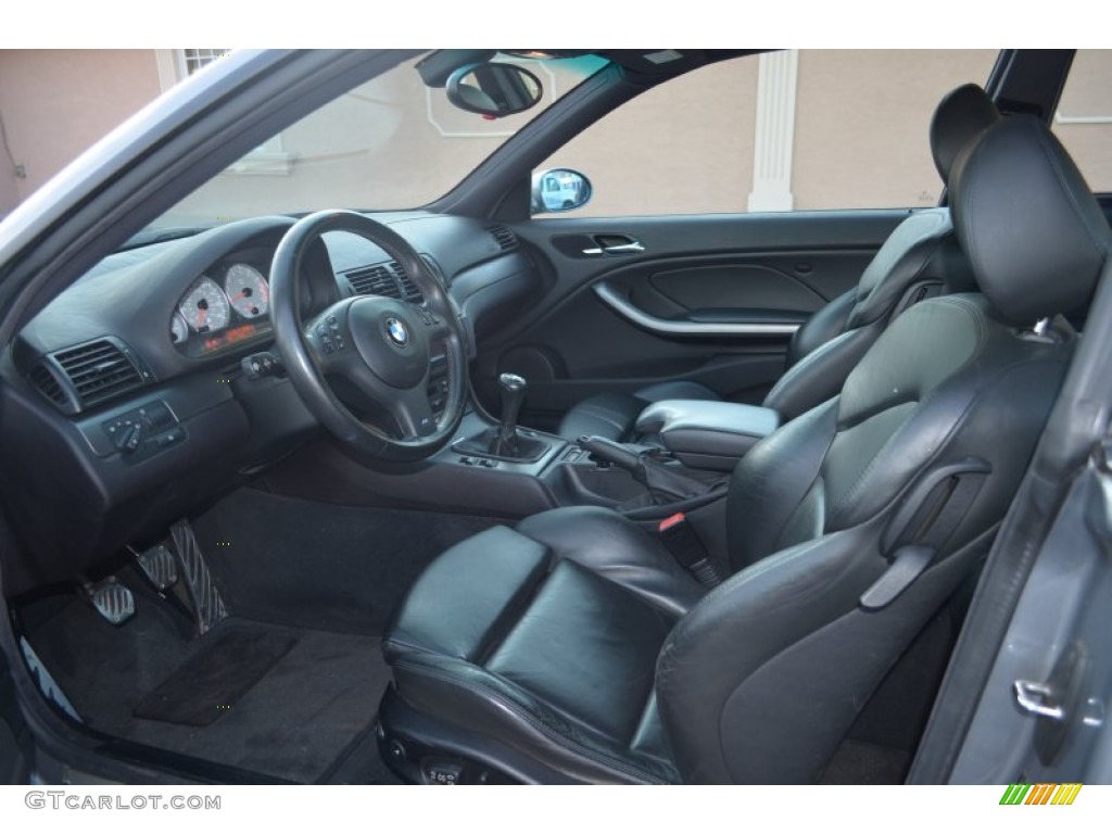 Black Interior 2003 BMW M3 Coupe Photo #57320713