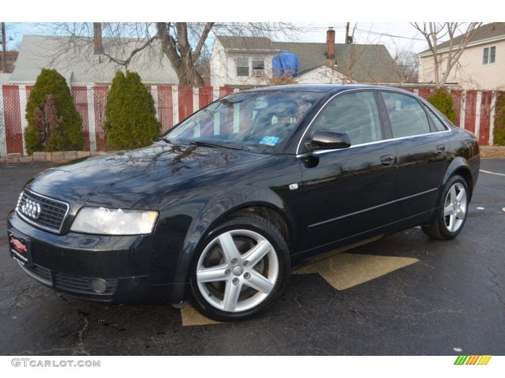 2005 A4 3.0 Sedan - Brilliant Black / Ebony photo #1