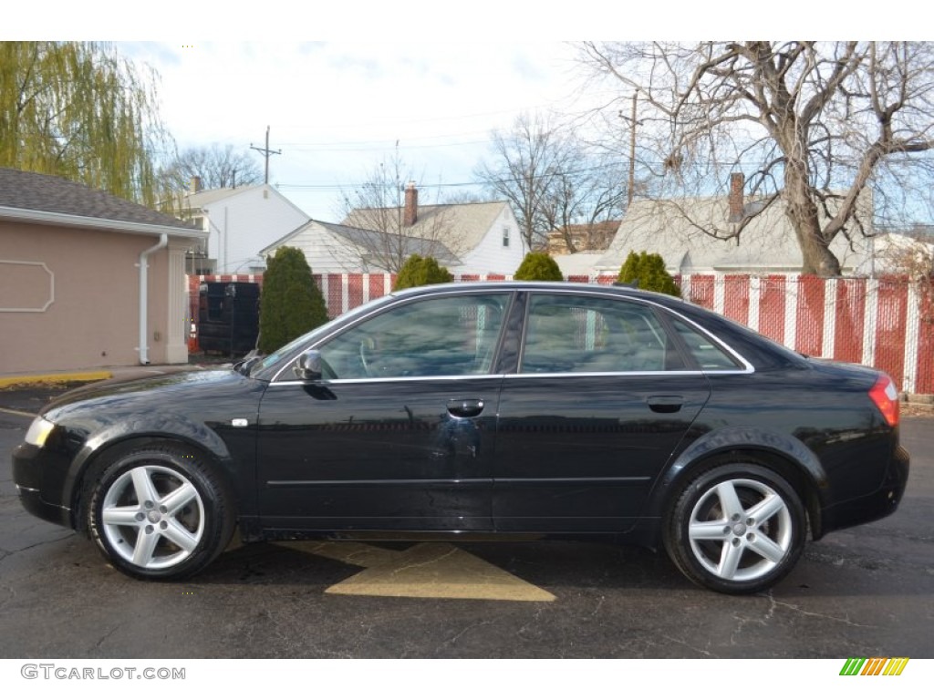 Brilliant Black 2005 Audi A4 3.0 Sedan Exterior Photo #57321076