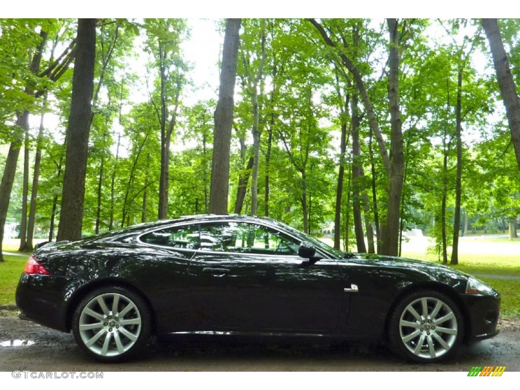 2008 XK XK8 Coupe - Ebony Black / Charcoal photo #4