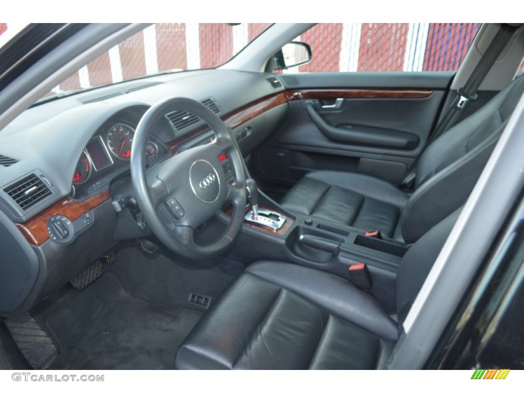 Ebony Interior 2005 Audi A4 3.0 Sedan Photo #57321124