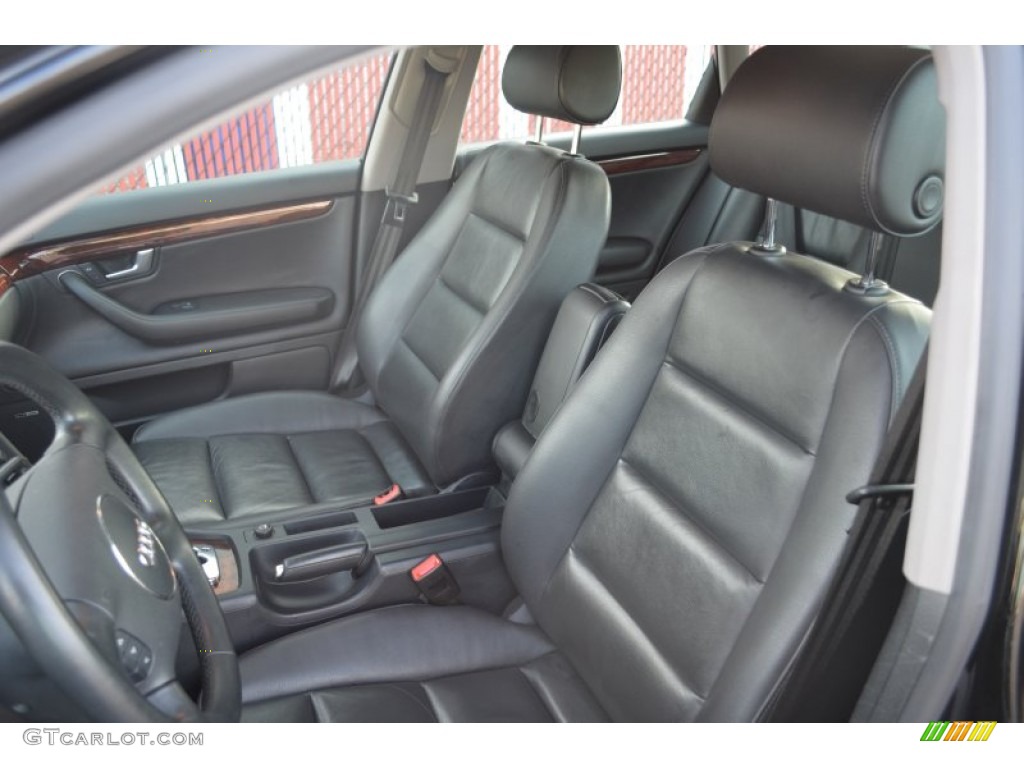 Ebony Interior 2005 Audi A4 3.0 Sedan Photo #57321133