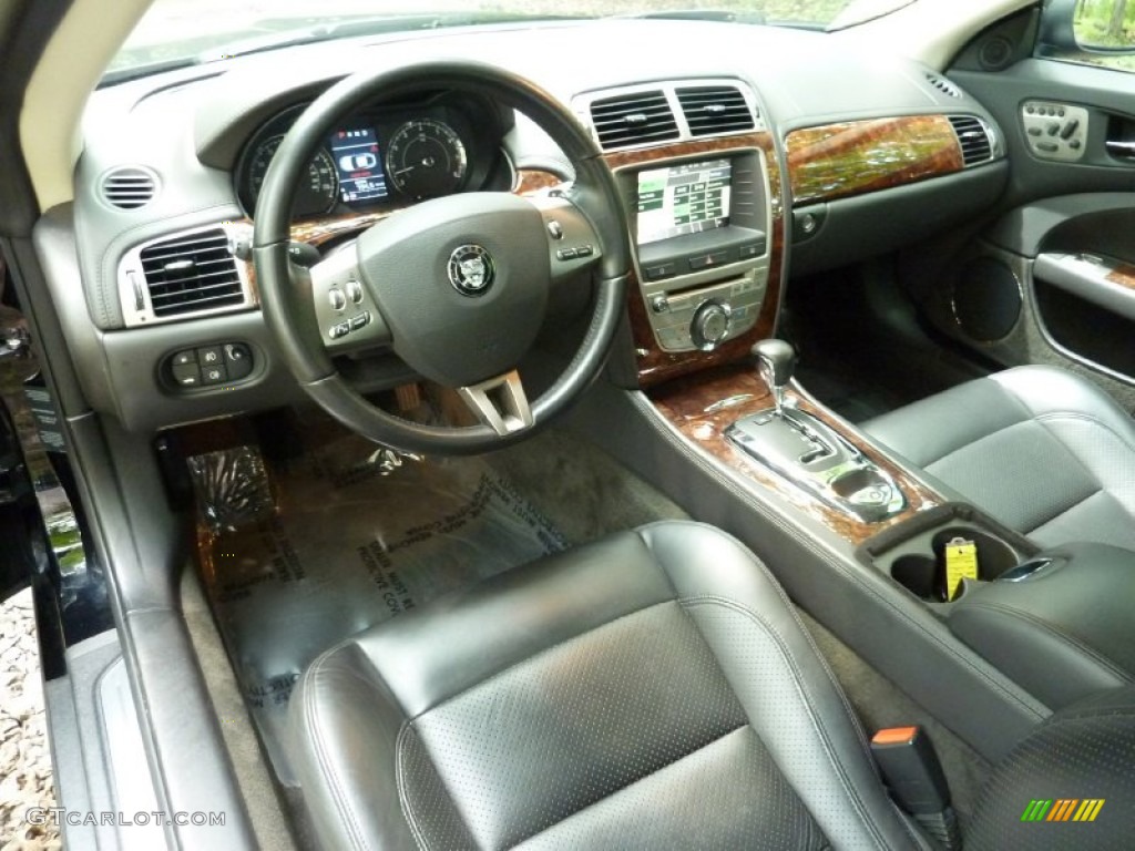 Charcoal Interior 2008 Jaguar XK XK8 Coupe Photo #57321232