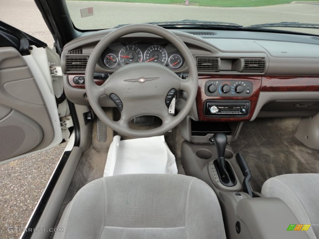 2001 Chrysler Sebring LX Convertible Dark Slate Gray Dashboard Photo #57322021