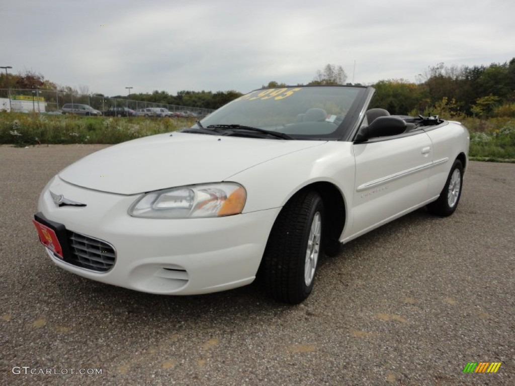 Stone White 2001 Chrysler Sebring LX Convertible Exterior Photo #57322045