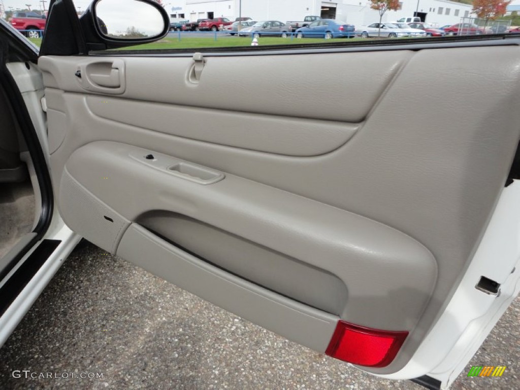 2001 Chrysler Sebring LX Convertible Dark Slate Gray Door Panel Photo #57322113