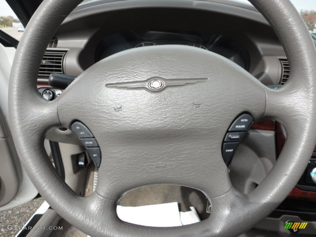 2001 Chrysler Sebring LX Convertible Dark Slate Gray Steering Wheel Photo #57322165