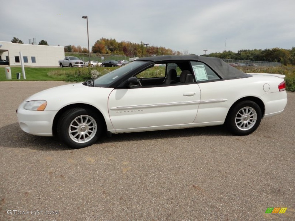 Stone White 2001 Chrysler Sebring LX Convertible Exterior Photo #57322204