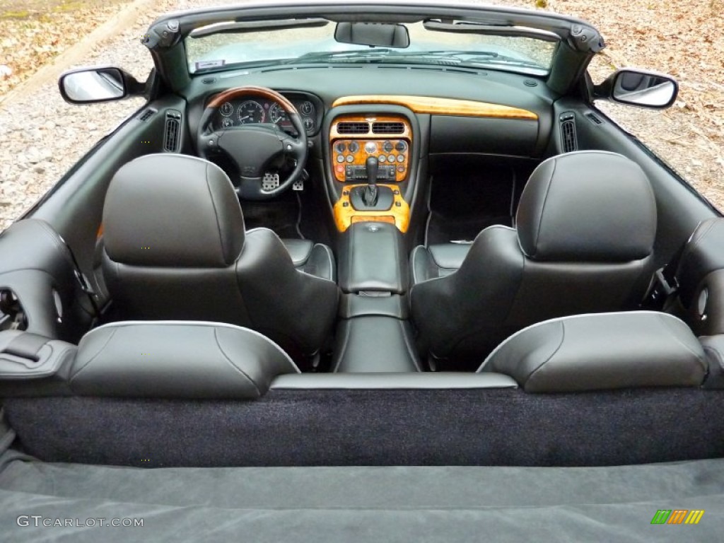 Black Interior 2002 Aston Martin DB7 Vantage Volante Photo #57322396