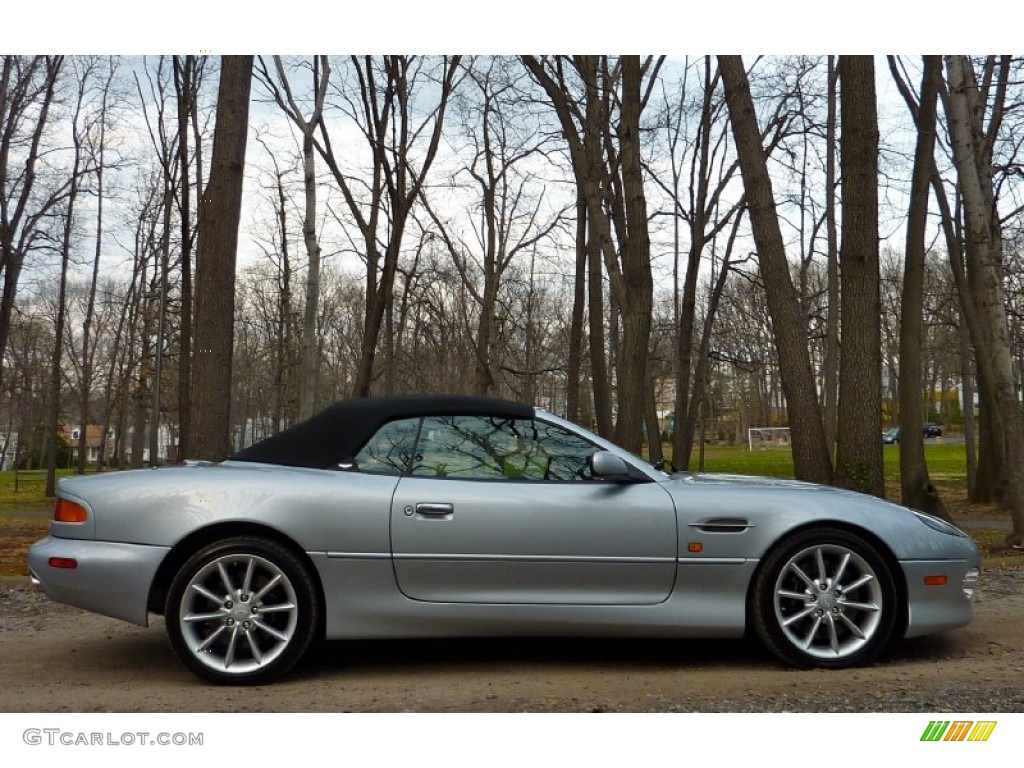 AM Titanium Silver 2002 Aston Martin DB7 Vantage Volante Exterior Photo #57322468