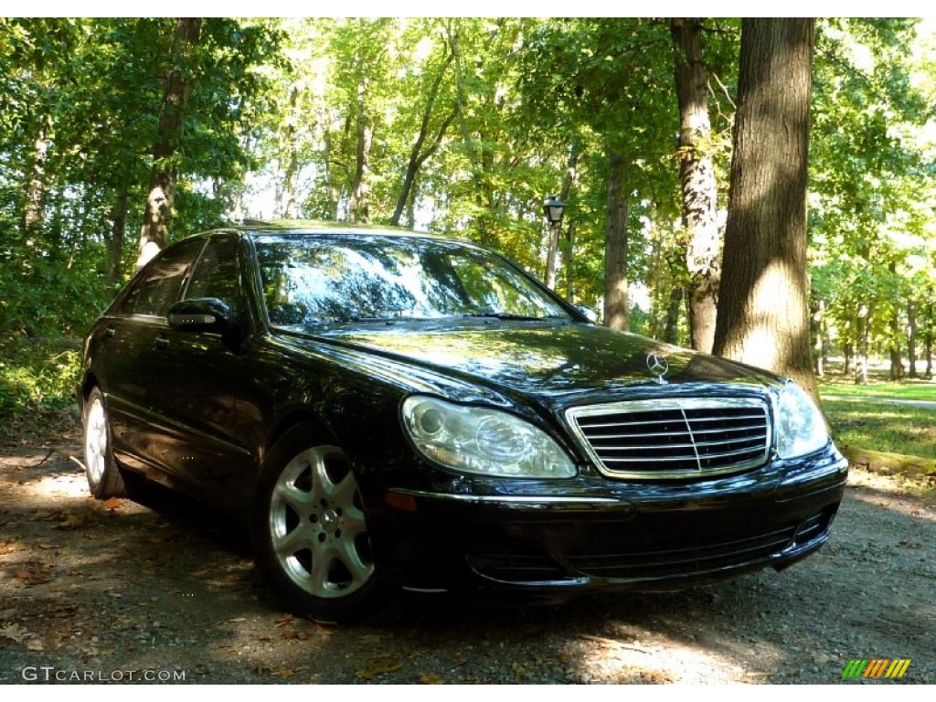 2003 S 430 4Matic Sedan - Black / Charcoal photo #1