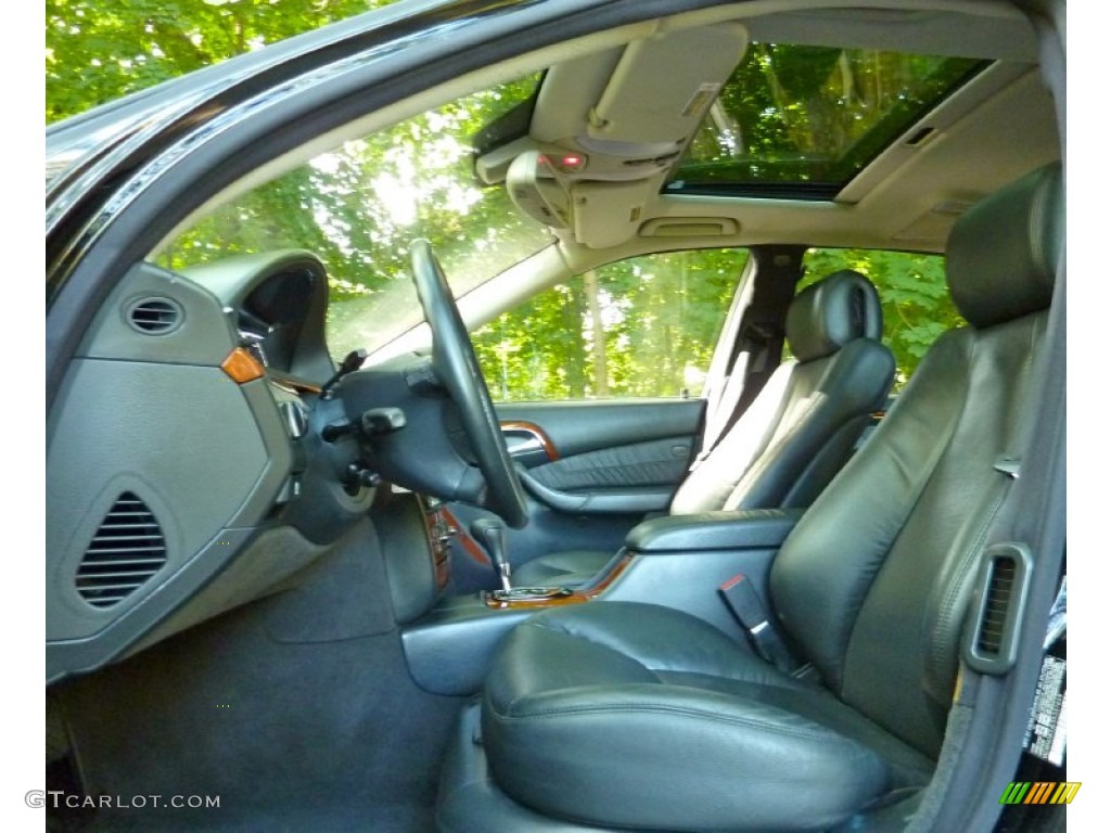 Charcoal Interior 2003 Mercedes-Benz S 430 4Matic Sedan Photo #57322882