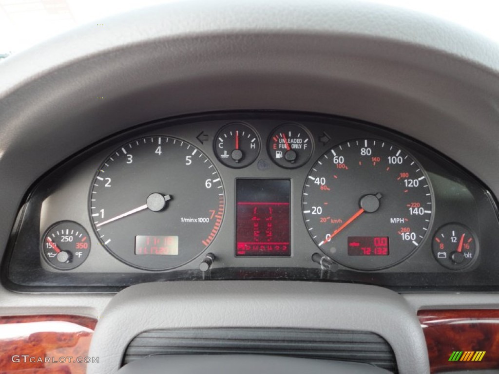 2001 Audi A4 2.8 quattro Avant Gauges Photos